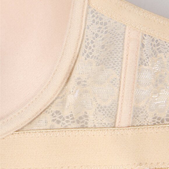 (2) 40C Lace T-shirt Bras Black & Beige Push-Up Convertible Padded Underwired - Picture 16 of 16